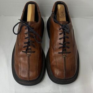 Elegant Brown Leather Oxfords for Men